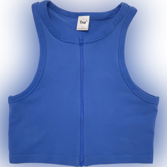 TNA Full zip razor back tank - Picture 3 of 7